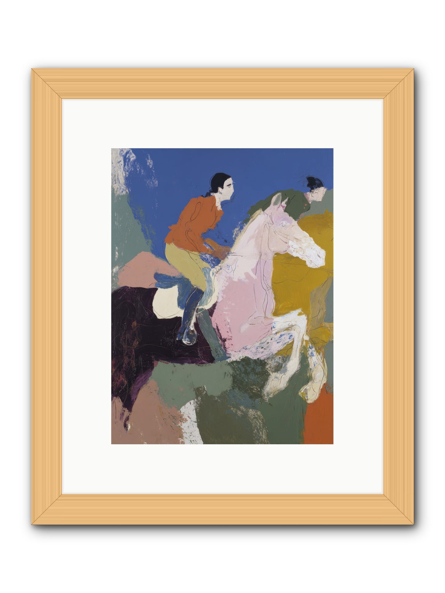 Fragments of the Faithful -- Framed Print - Natural 9x12
