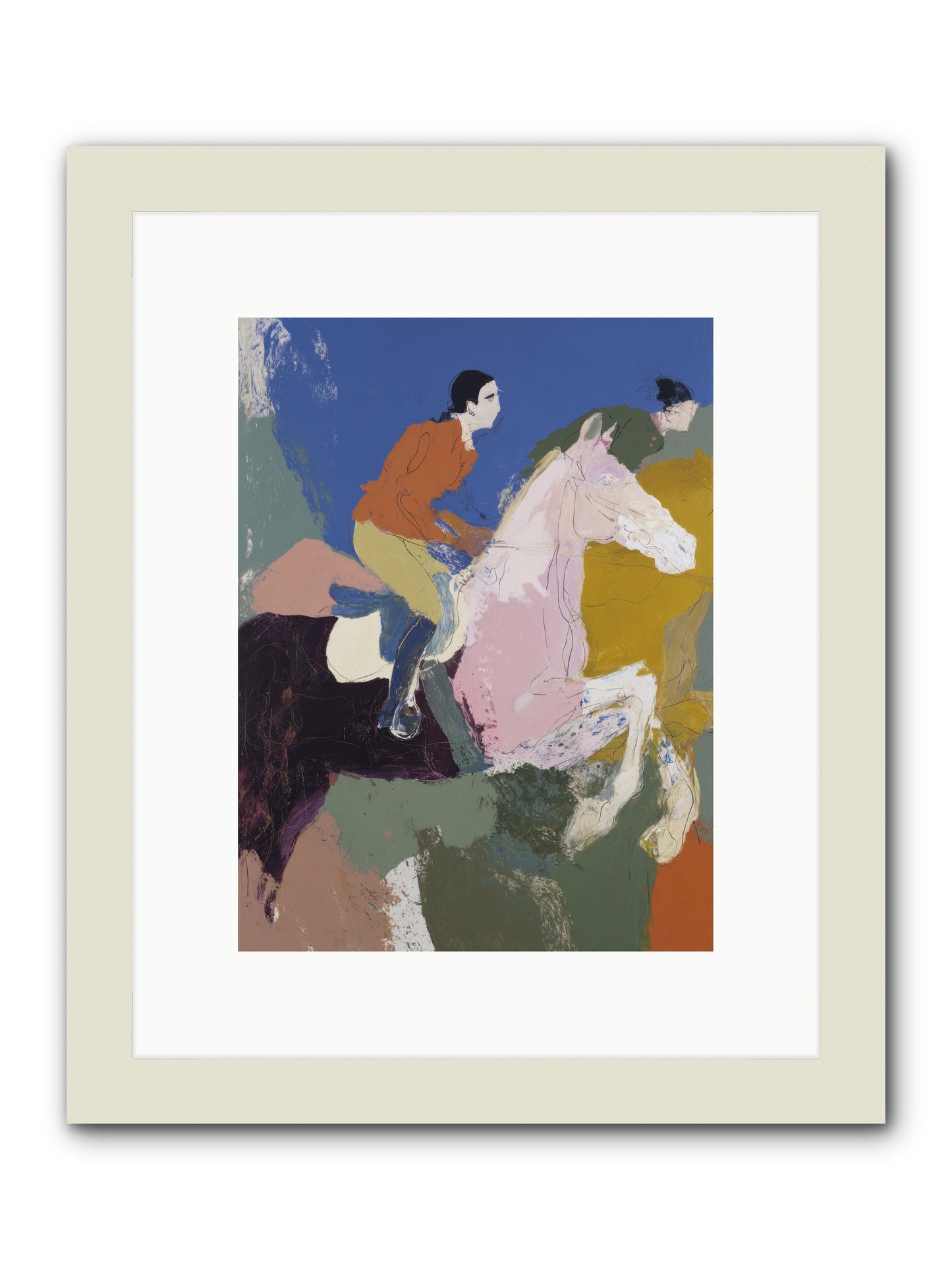 Fragments of the Faithful -- Framed Print - White 9x12