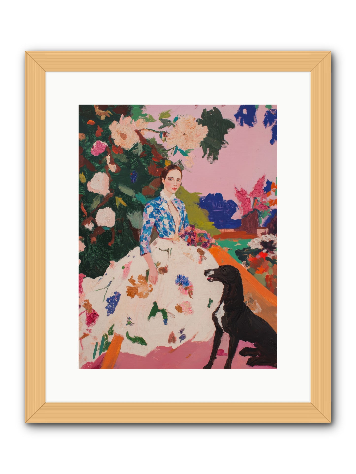 Fragrant Belvedere -- Framed Print - Natural 12x16