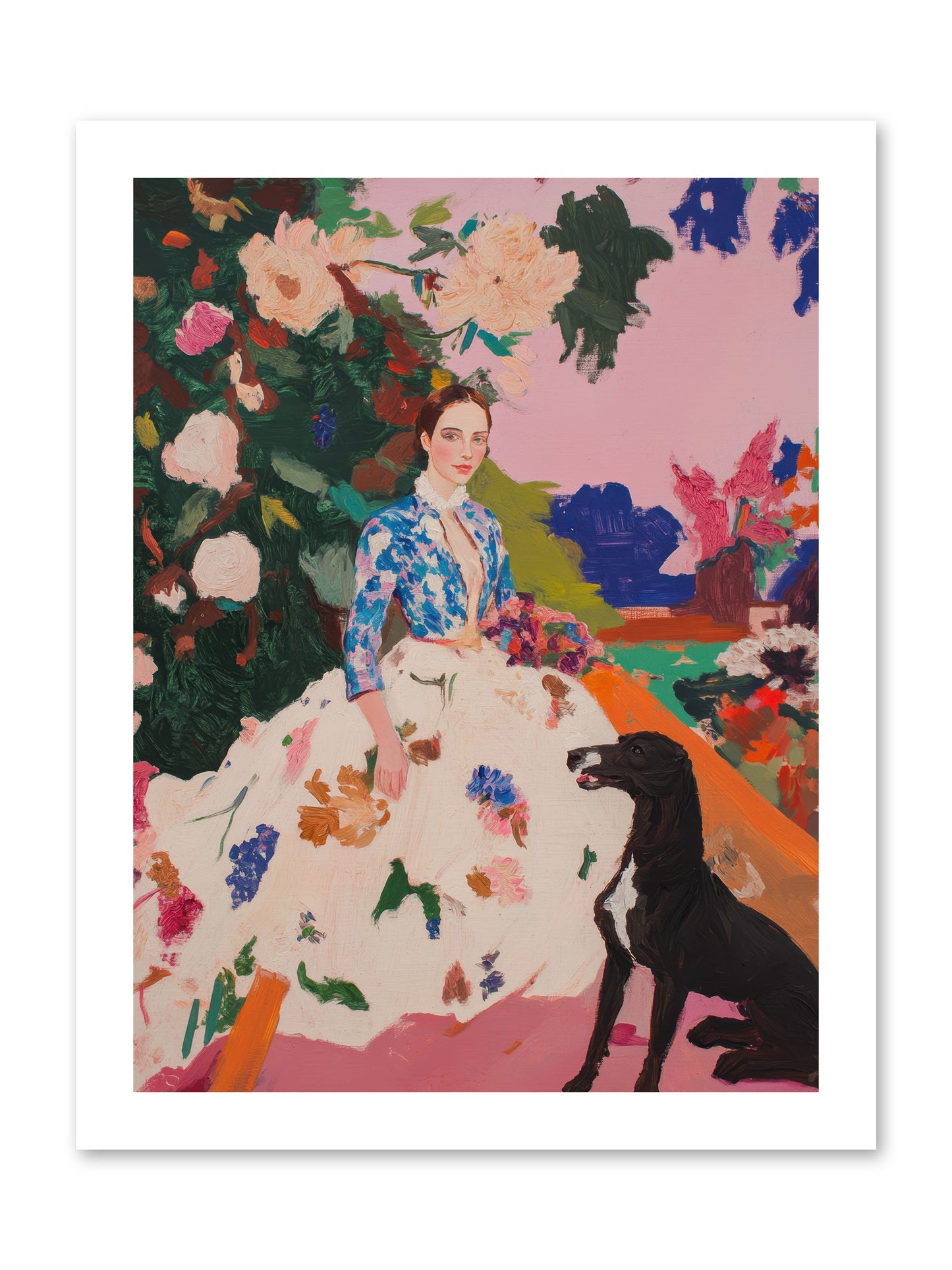 Fragrant Belvedere -- Paper Print 12x16