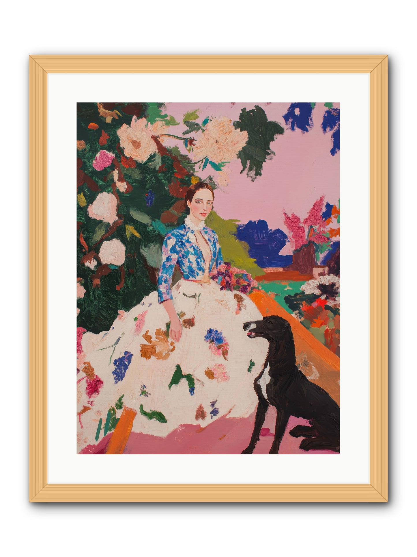 Fragrant Belvedere -- Framed Print - Natural 18x24