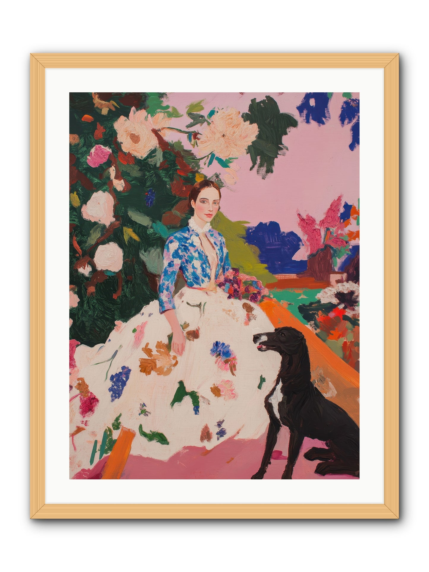 Fragrant Belvedere -- Framed Print - Natural 24x32