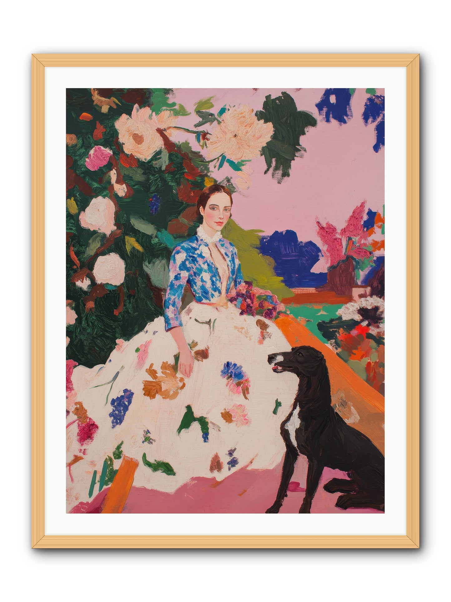 Fragrant Belvedere -- Framed Print - Natural 30x40