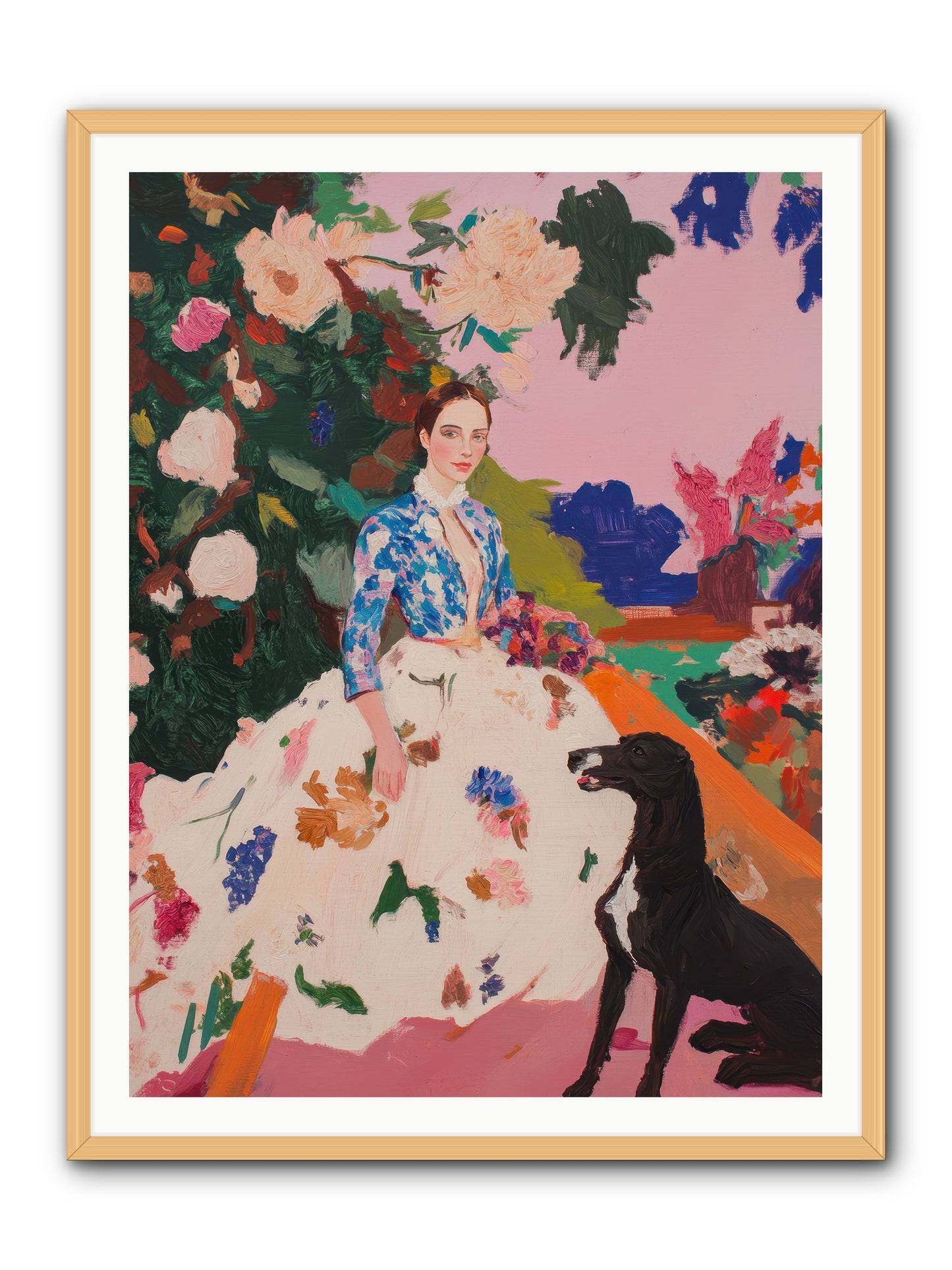 Fragrant Belvedere -- Framed Print - Natural 36x48