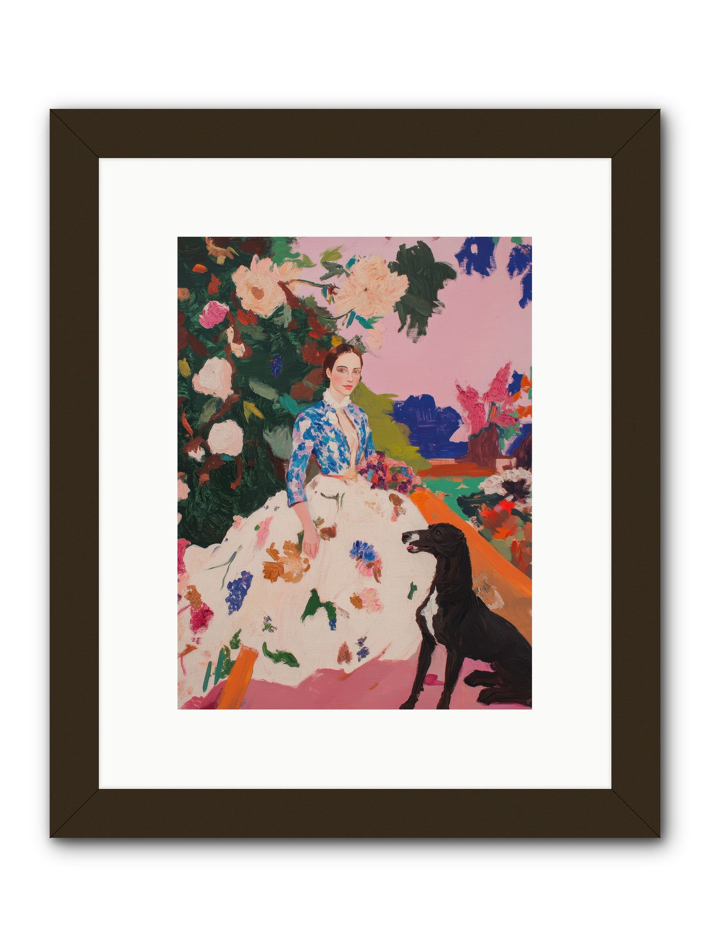 Fragrant Belvedere -- Framed Print - Black 9x12