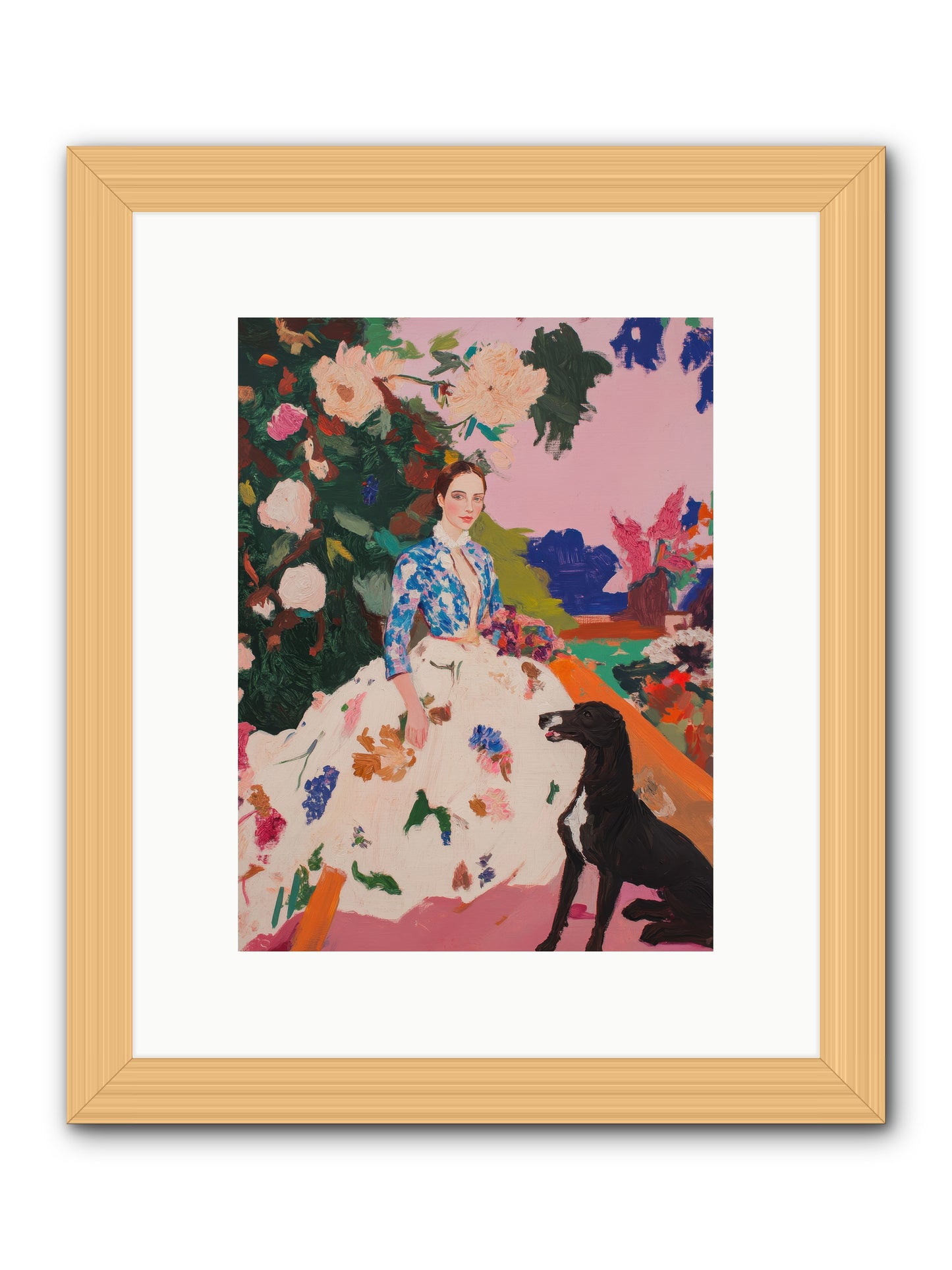 Fragrant Belvedere -- Framed Print - Natural 9x12