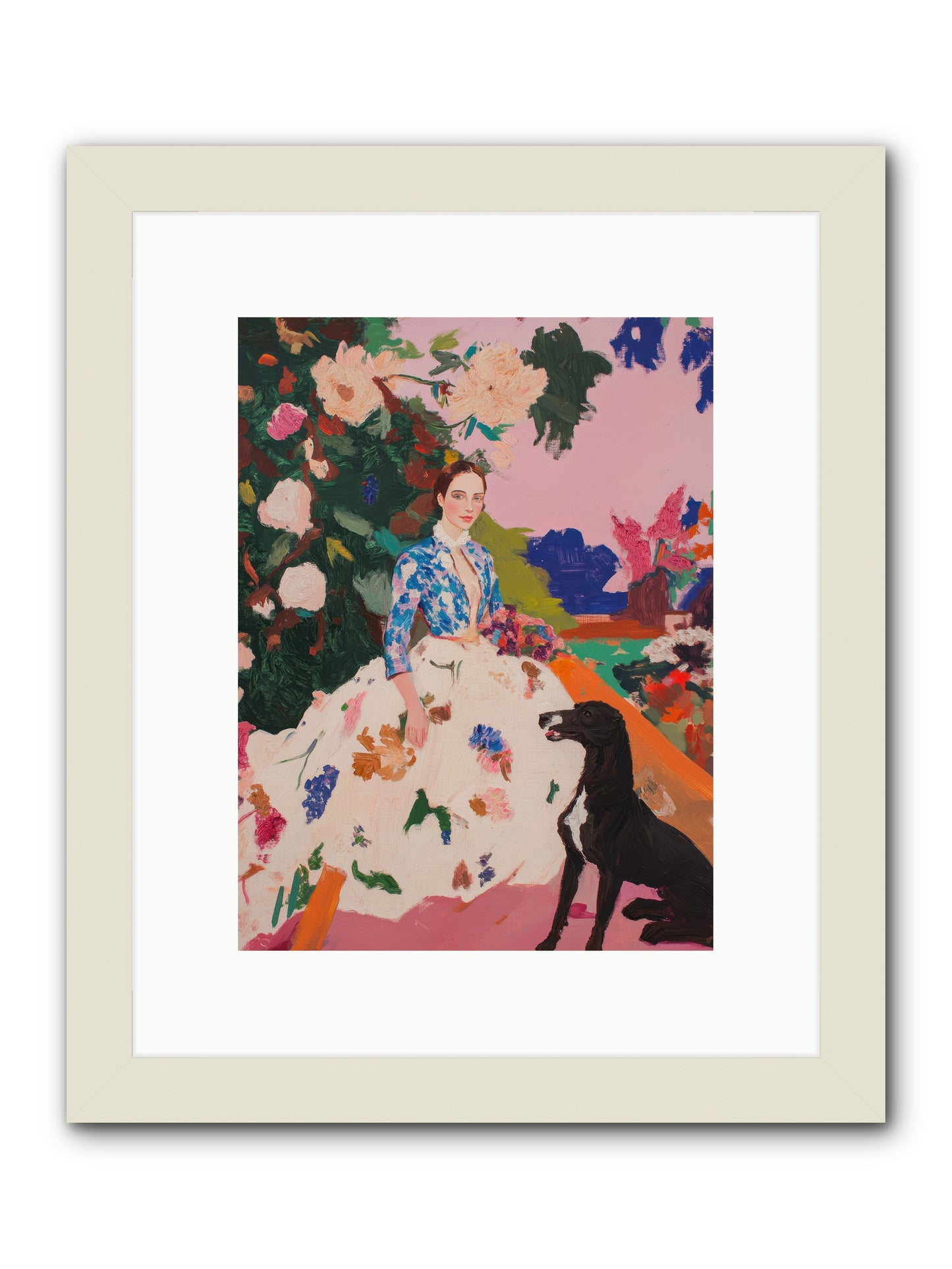 Fragrant Belvedere -- Framed Print - White 9x12