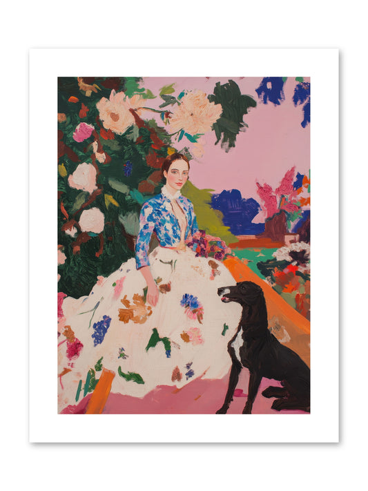 Fragrant Belvedere -- Paper Print 9x12