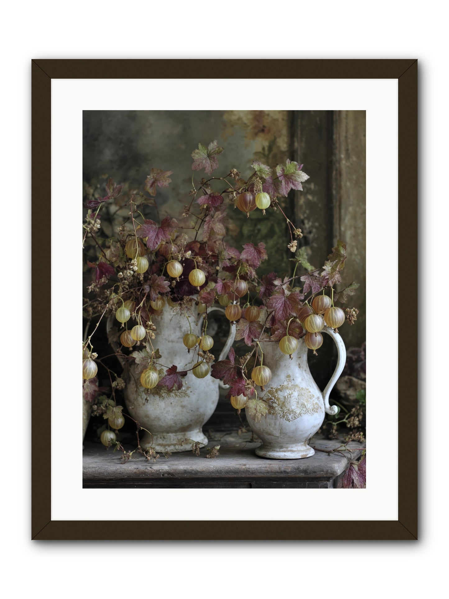Francine -- Framed Print - Black 18x24
