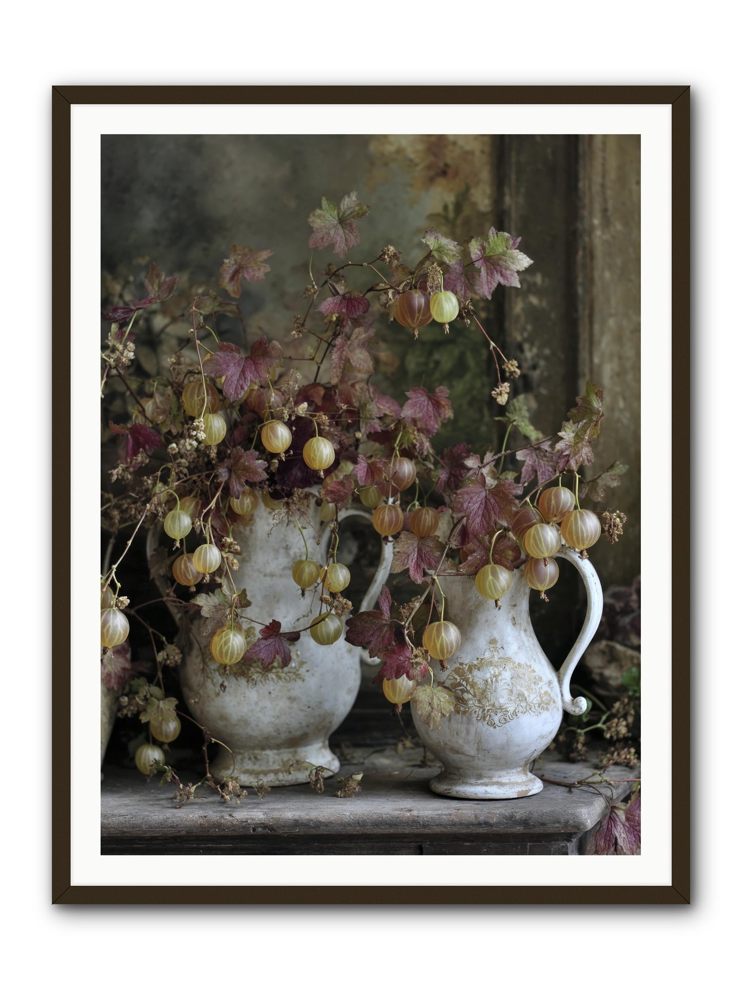 Francine -- Framed Print - Black 36x48
