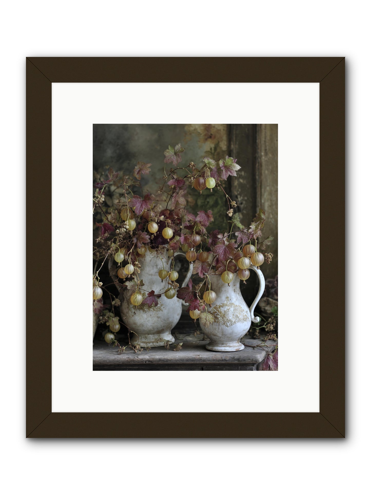 Francine -- Framed Print - Black 9x12