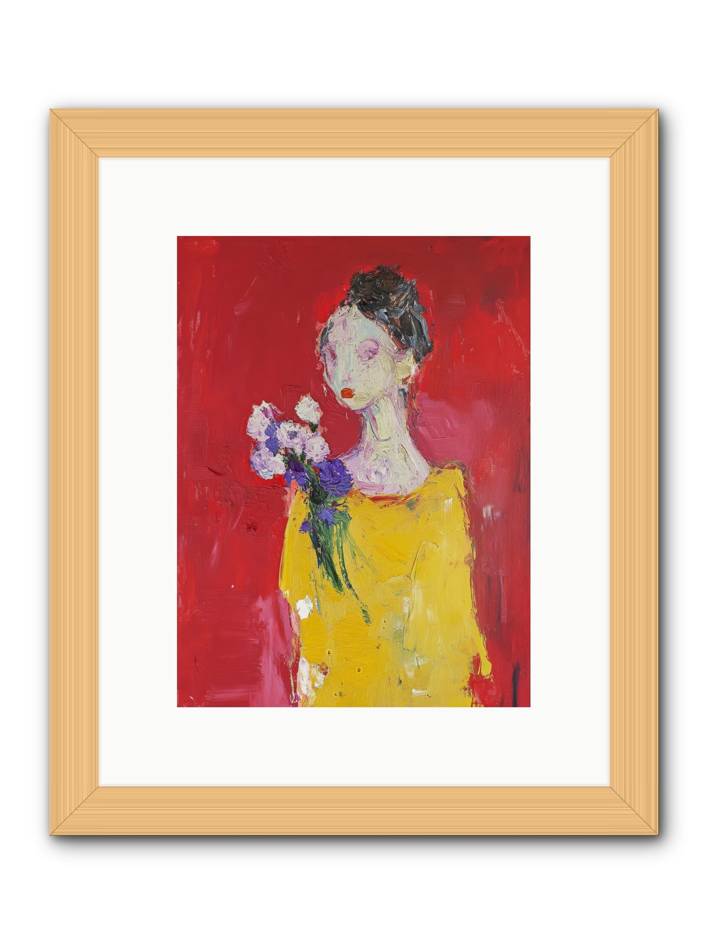 French Quarter Dream -- Framed Print - Natural 9x12