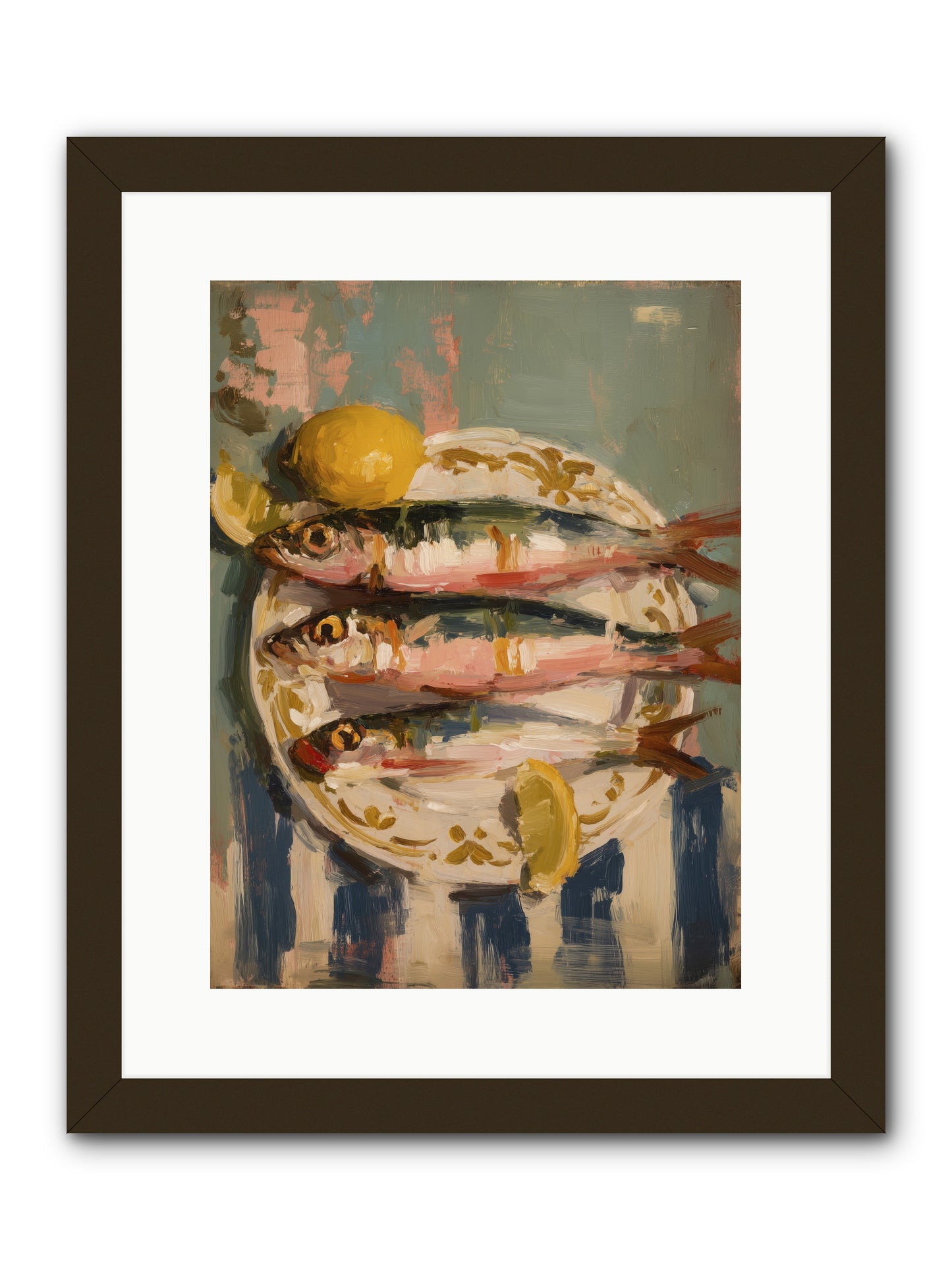 French Shore -- Framed Print - Black 12x16