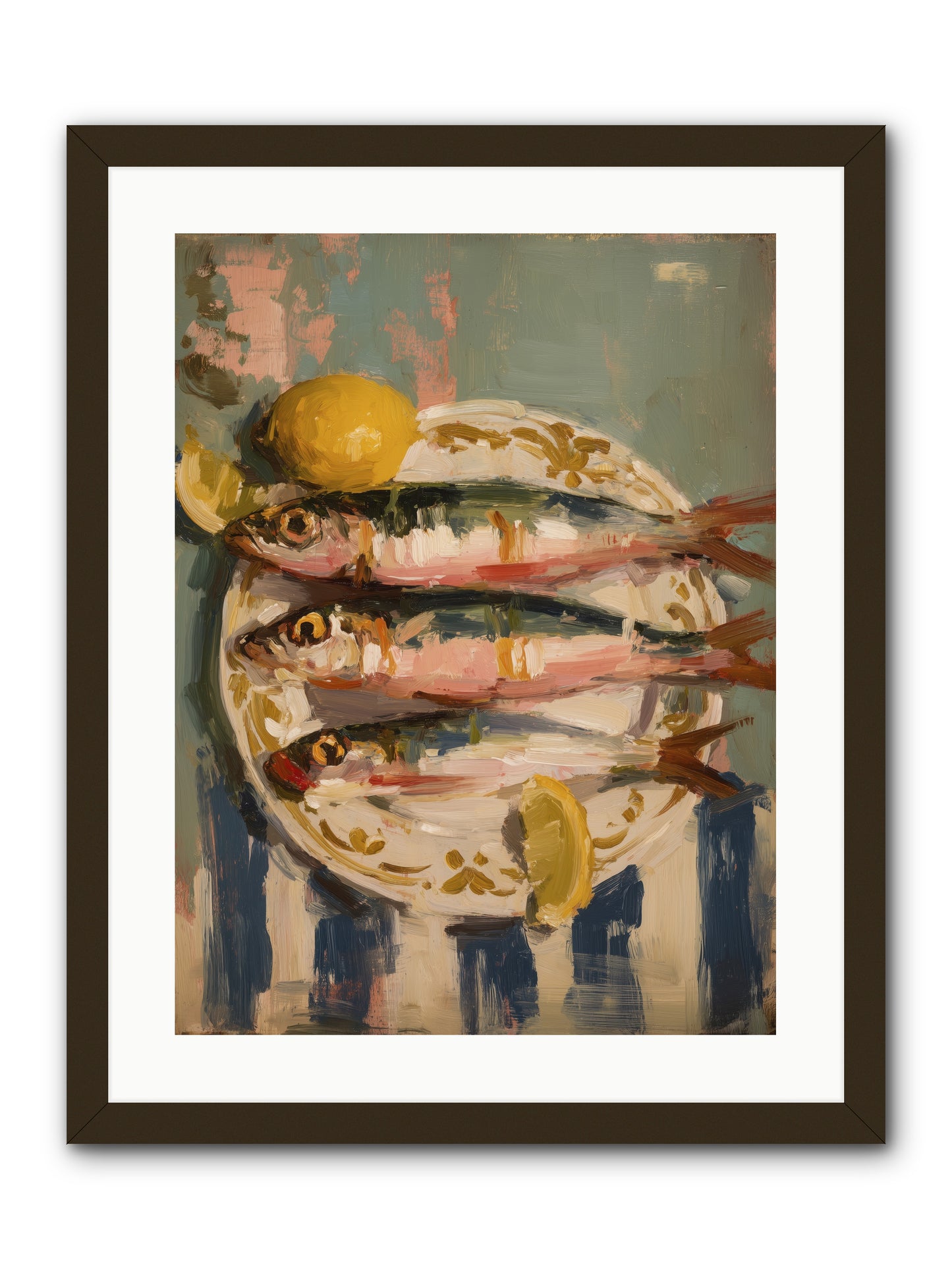 French Shore -- Framed Print - Black 18x24