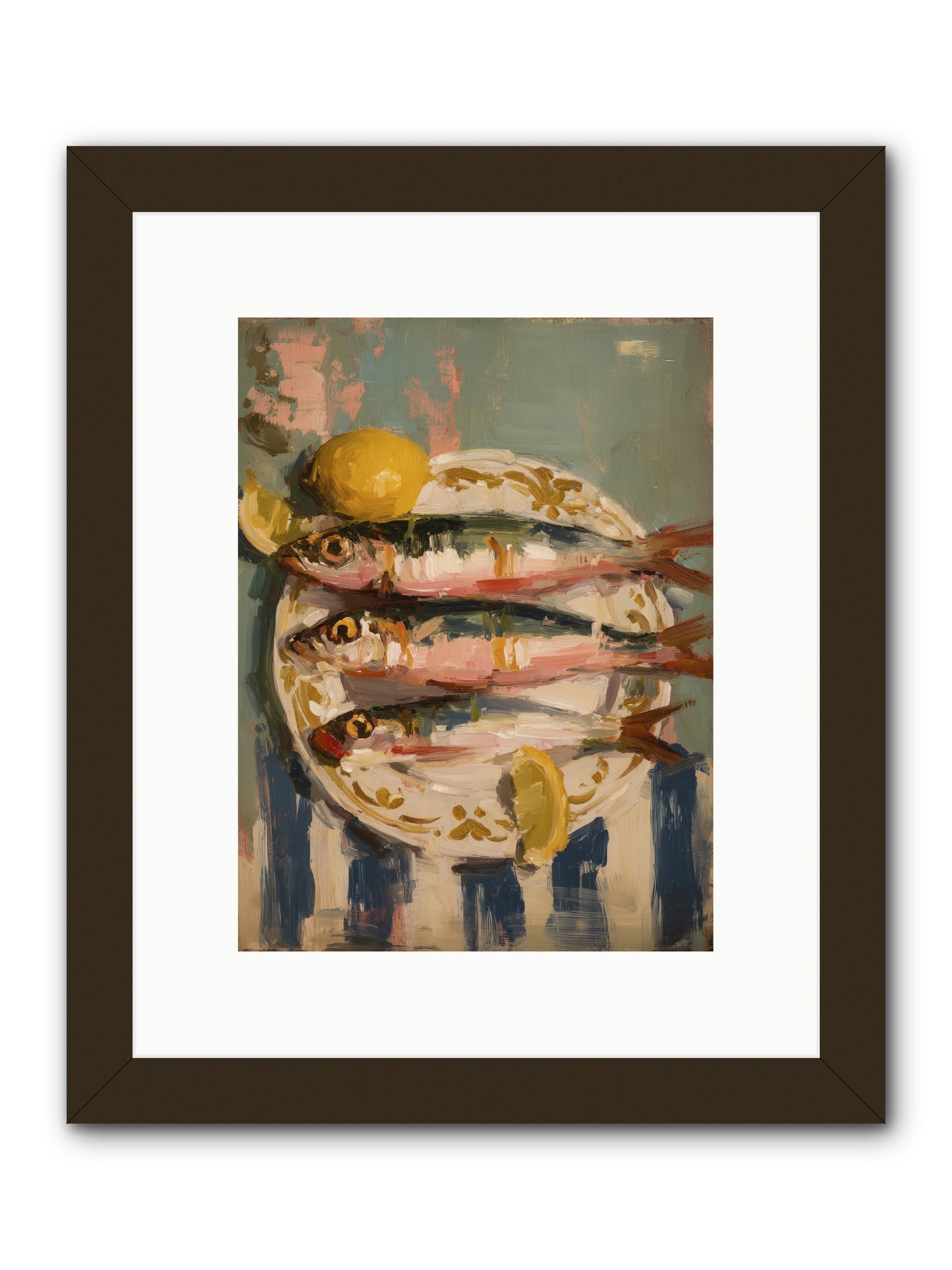 French Shore -- Framed Print - Black 9x12