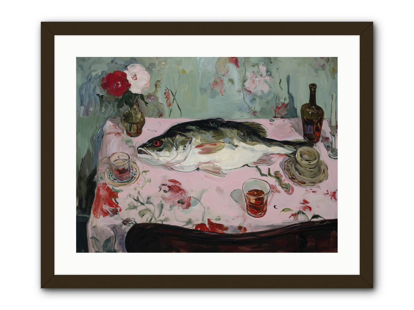 Fresh from Brittany Coast -- Framed Print - Black 24x18