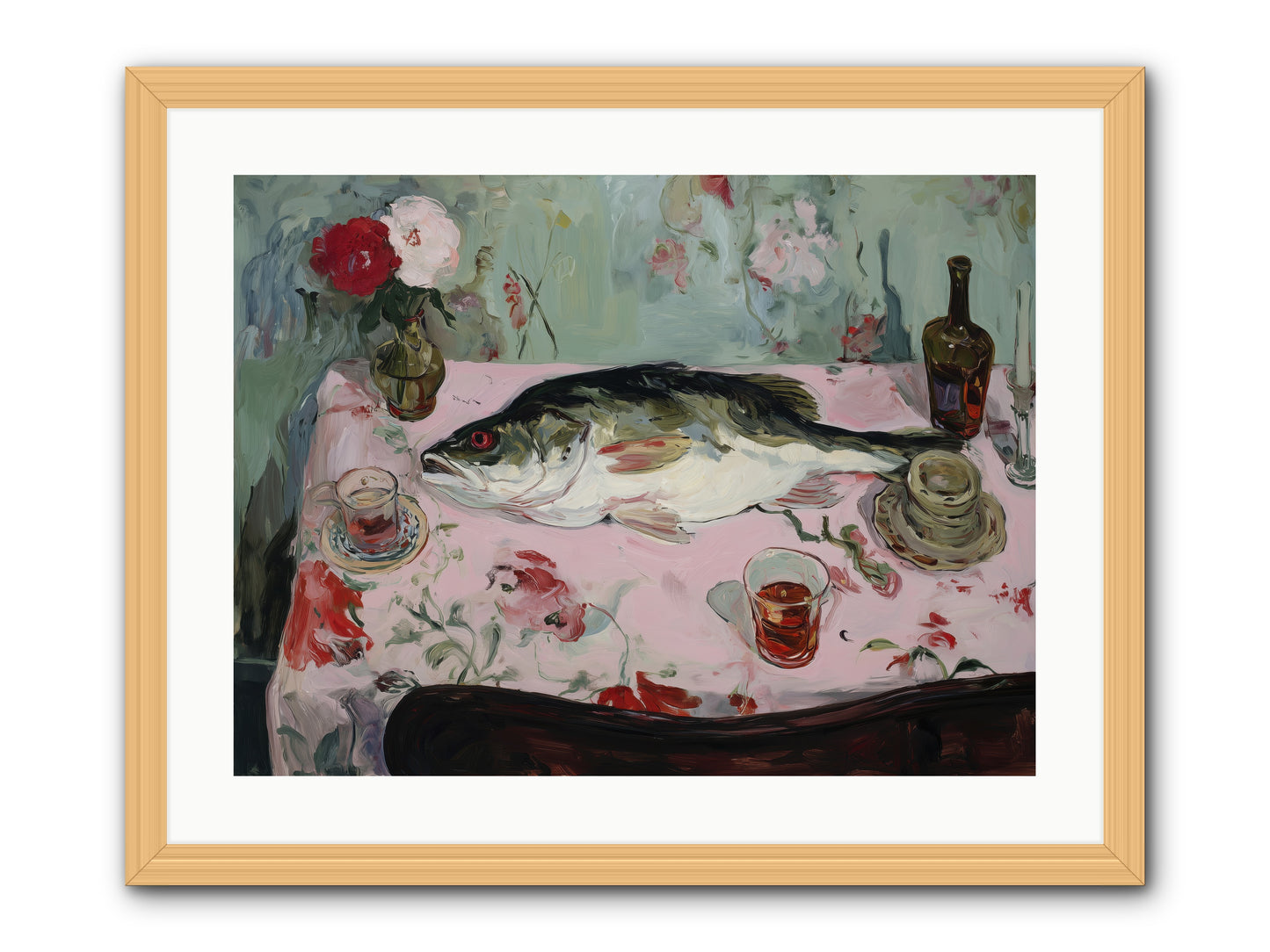 Fresh from Brittany Coast -- Framed Print - Natural 24x18