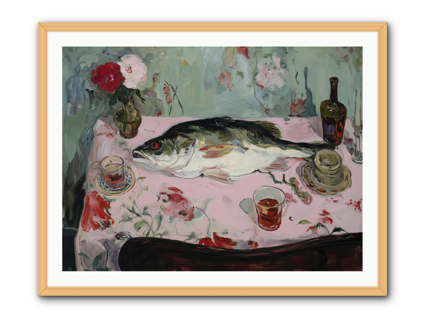 Fresh from Brittany Coast -- Framed Print - Natural 40x30