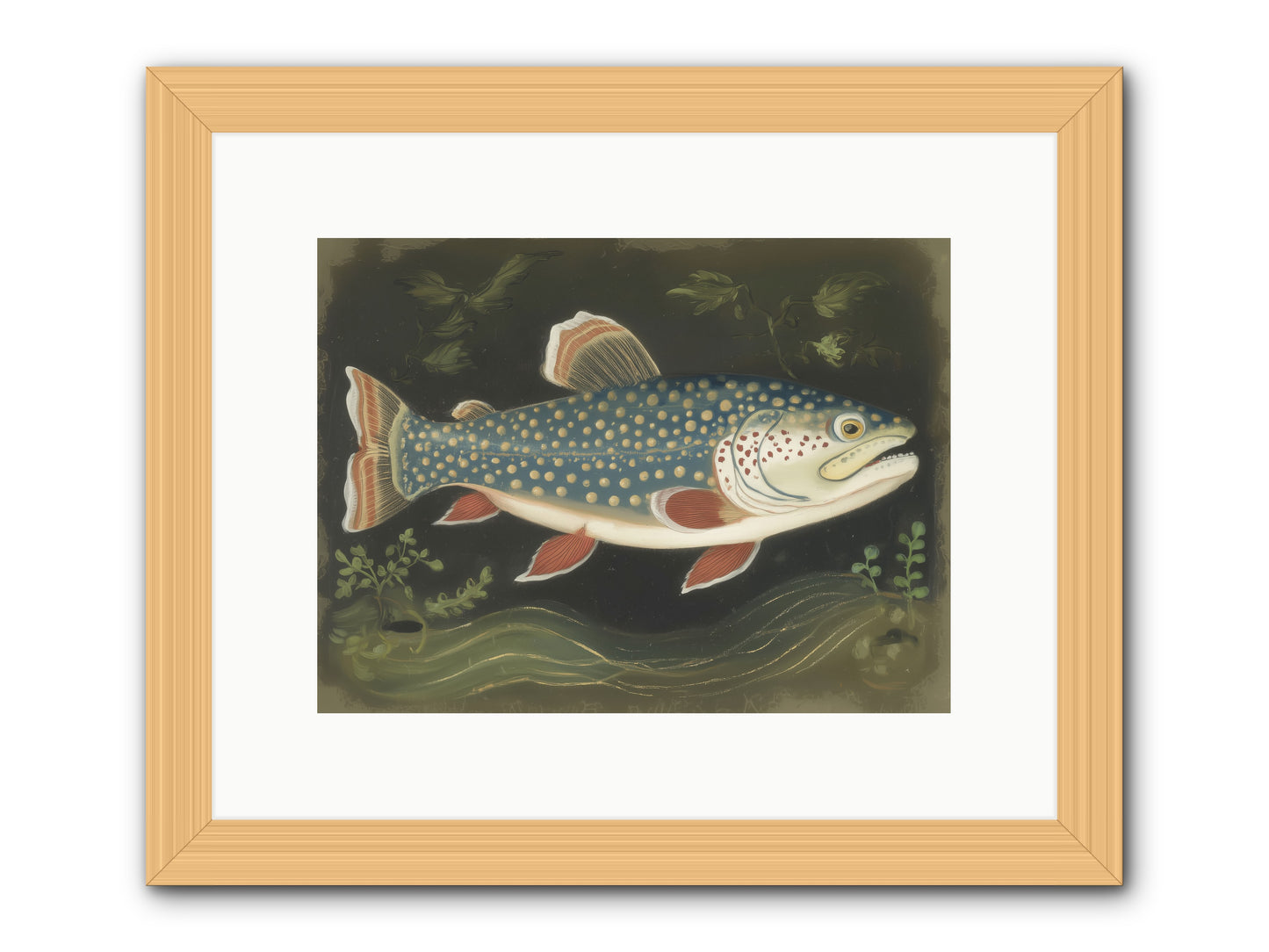 Freshwater Fairy -- Framed Print - Natural 12x9