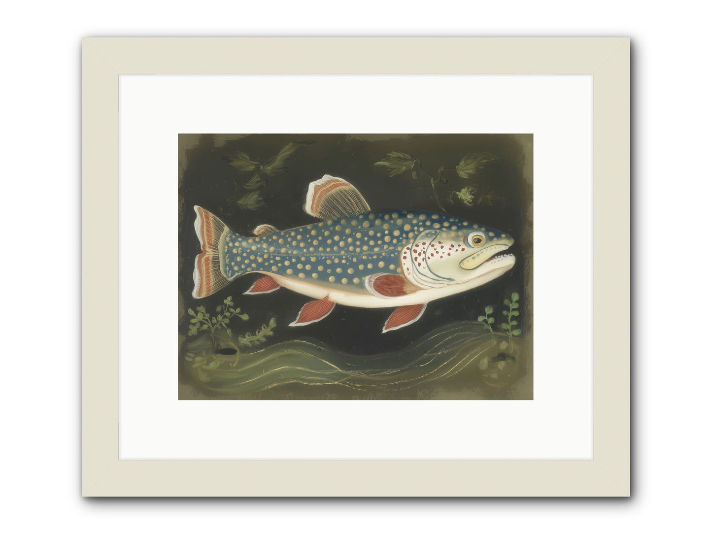 Freshwater Fairy -- Framed Print - White 12x9