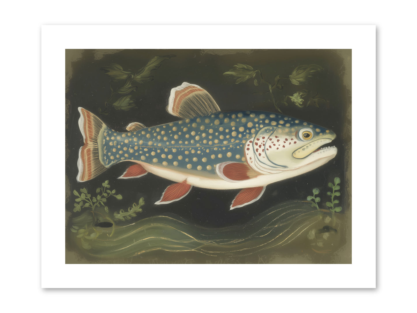 Freshwater Fairy -- Loose Canvas Print 12x9