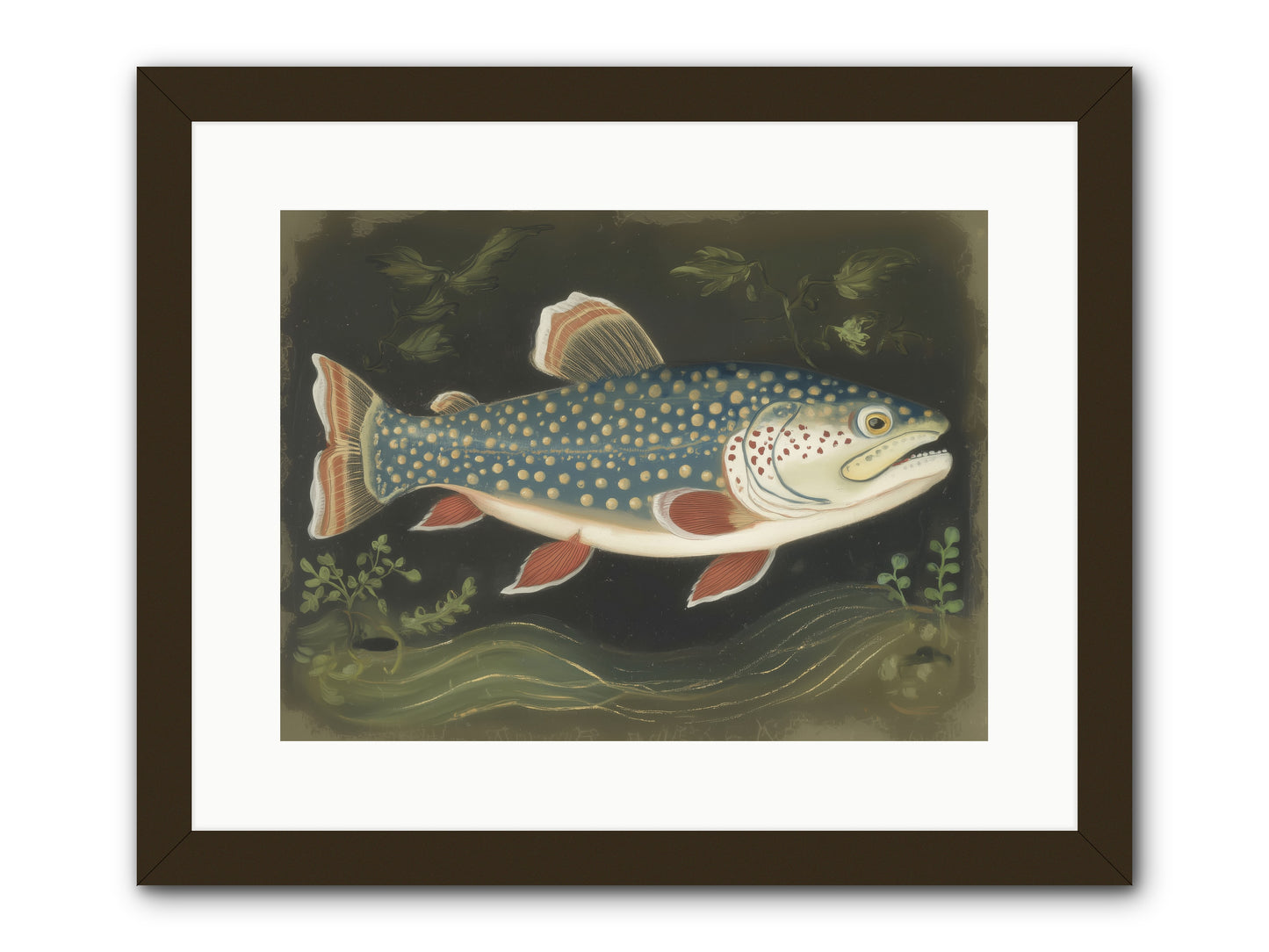 Freshwater Fairy -- Framed Print - Black 16x12