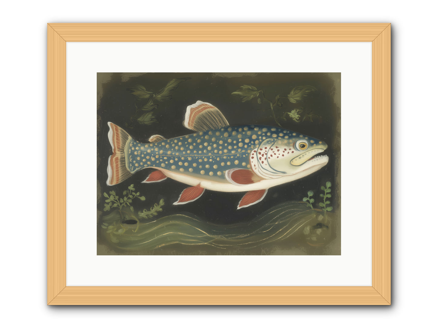 Freshwater Fairy -- Framed Print - Natural 16x12