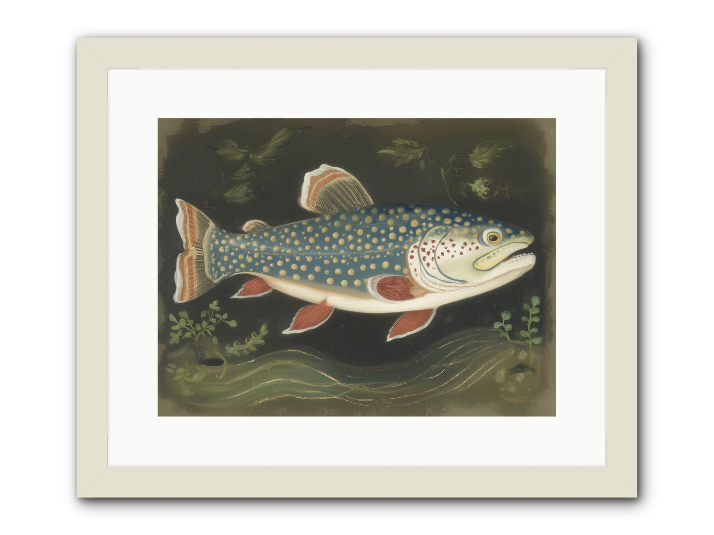 Freshwater Fairy -- Framed Print - White 16x12