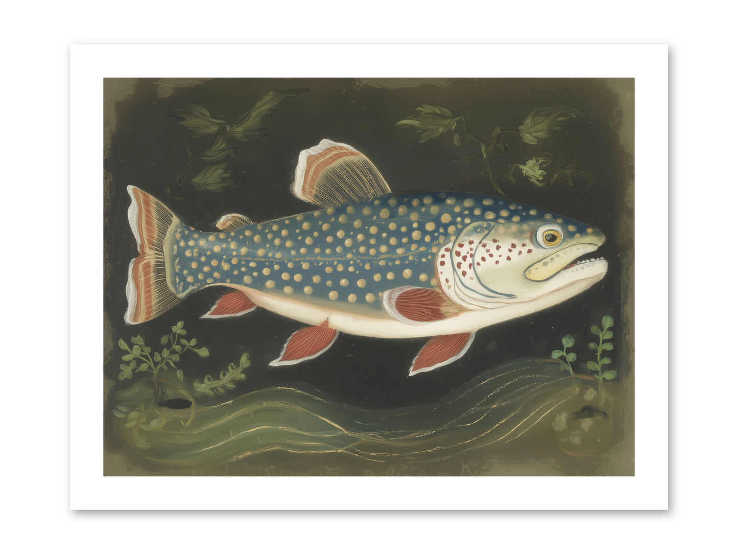 Freshwater Fairy -- Loose Canvas Print 16x12