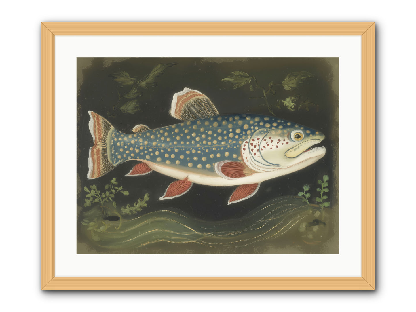 Freshwater Fairy -- Framed Print - Natural 24x18