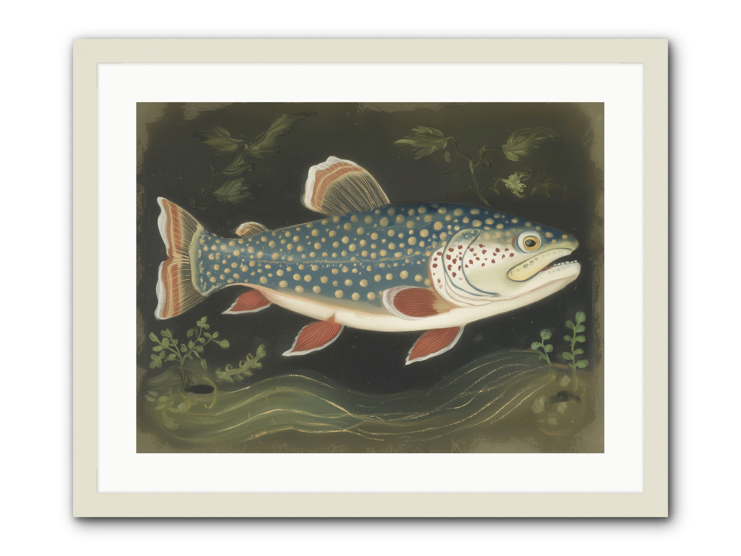 Freshwater Fairy -- Framed Print - White 24x18