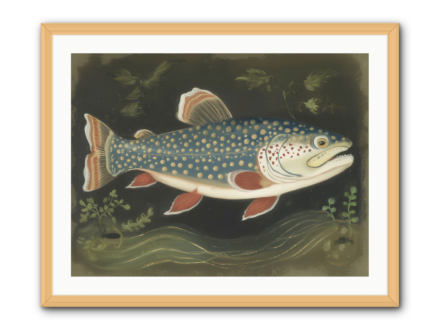 Freshwater Fairy -- Framed Print - Natural 32x24