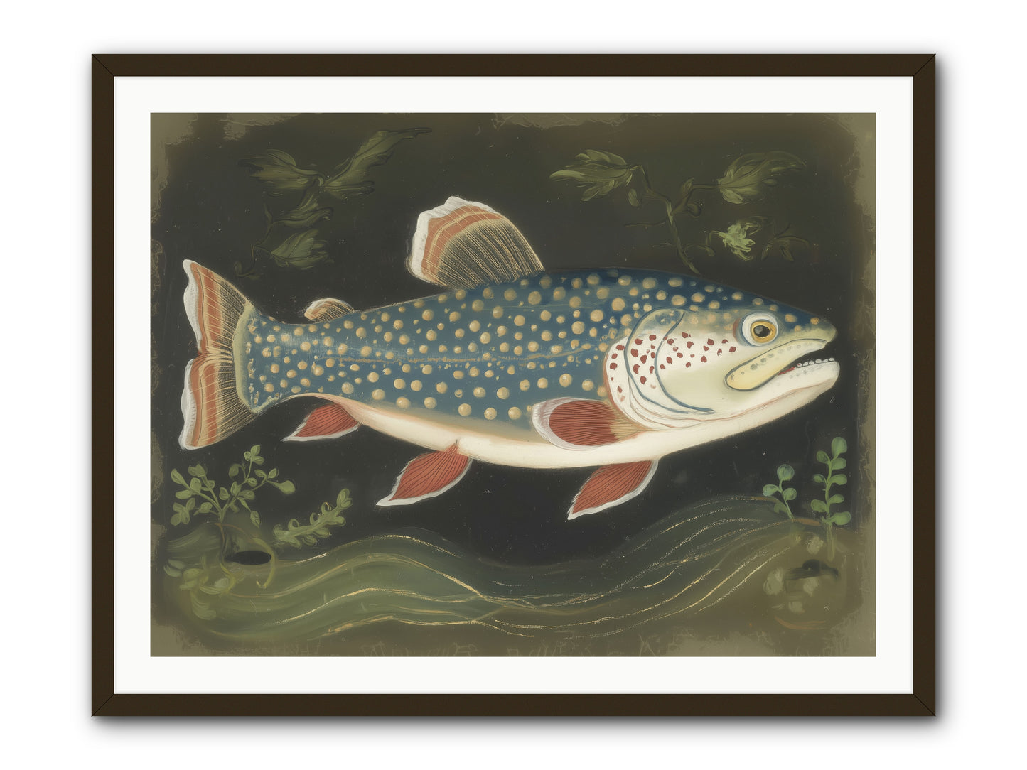 Freshwater Fairy -- Framed Print - Black 40x30