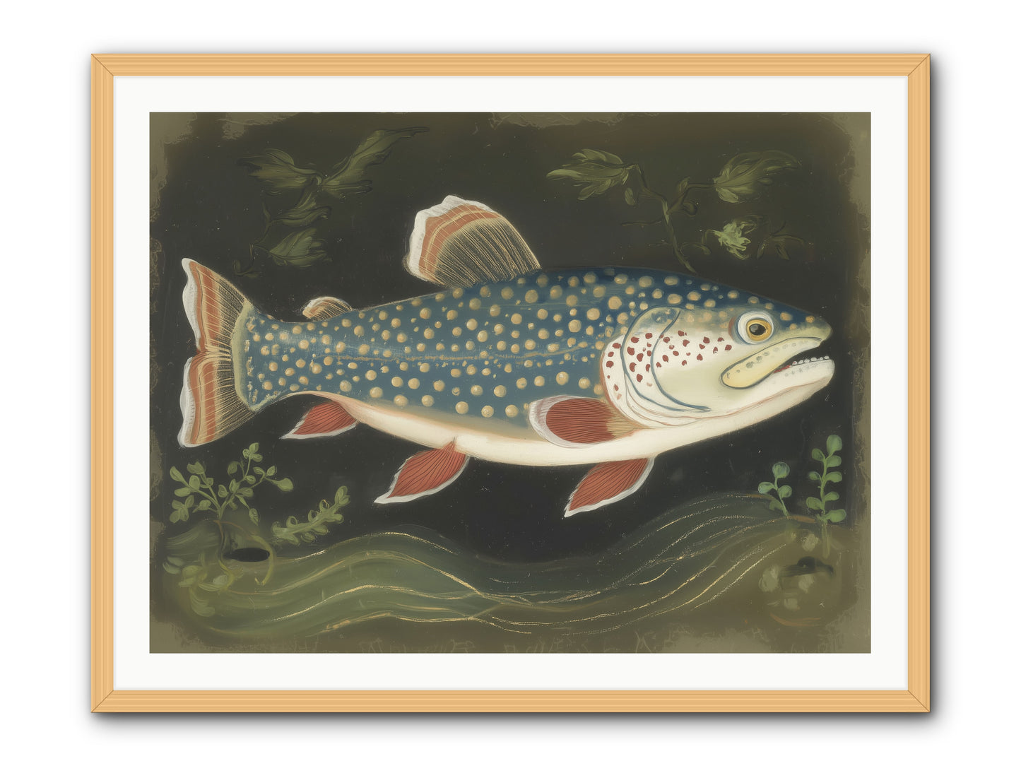 Freshwater Fairy -- Framed Print - Natural 40x30