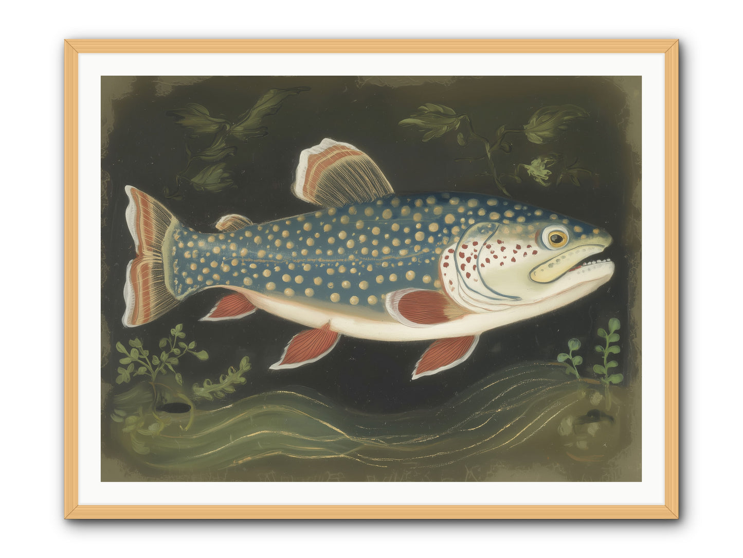Freshwater Fairy -- Framed Print - Natural 48x36