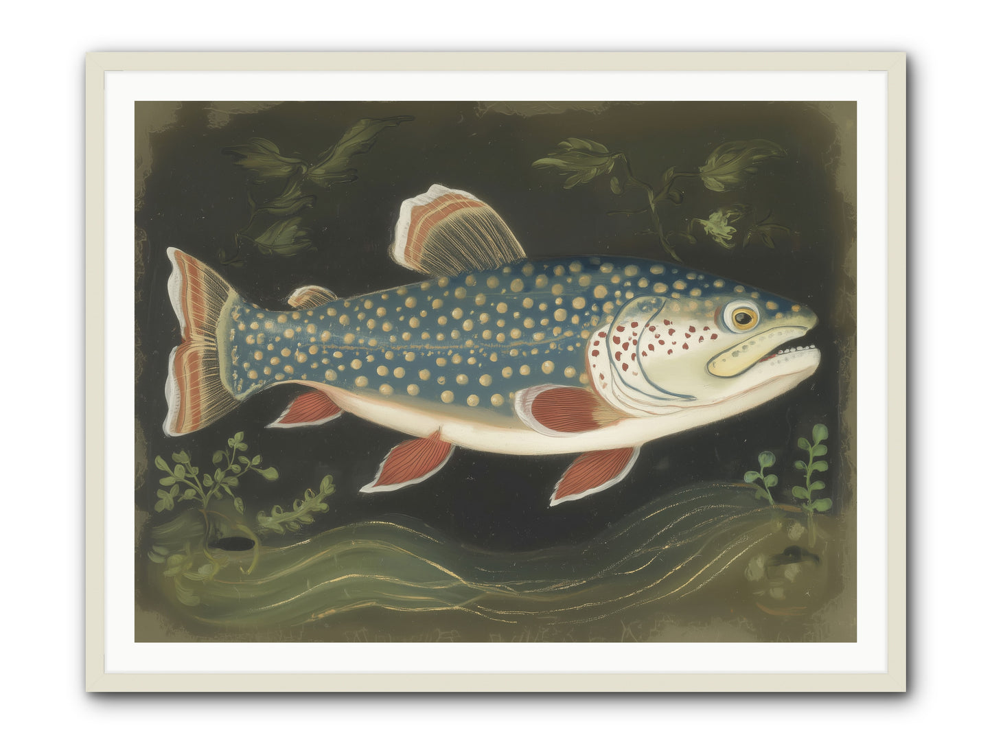 Freshwater Fairy -- Framed Print - White 48x36