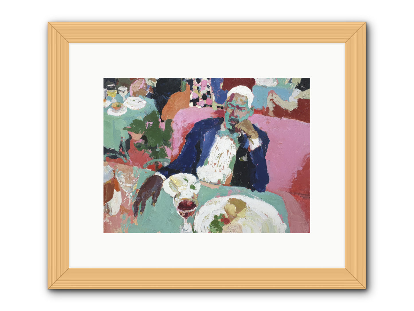 Friendship Beyond Words -- Framed Print - Natural 12x9