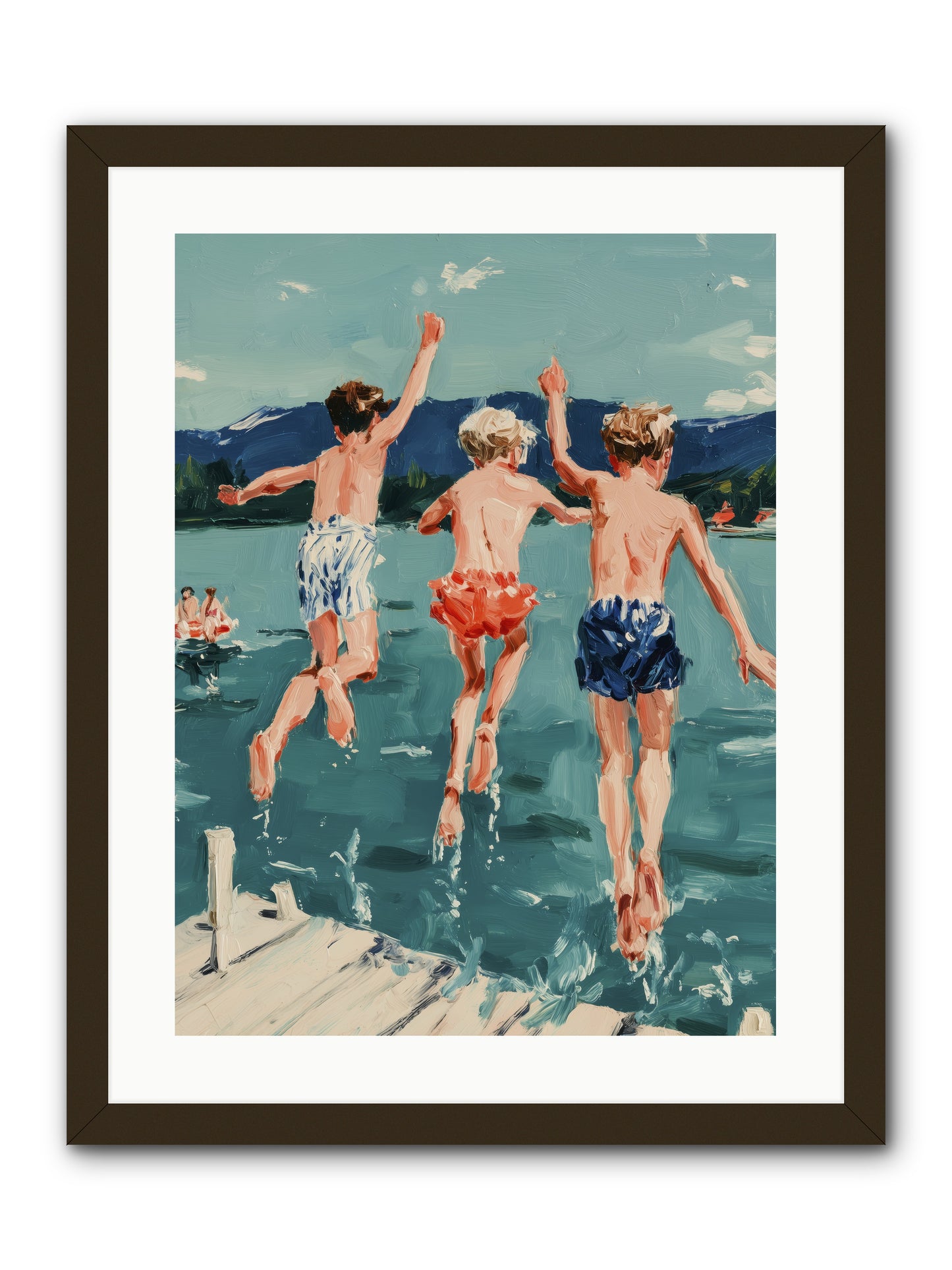 Friendship Cove -- Framed Print - Black 18x24