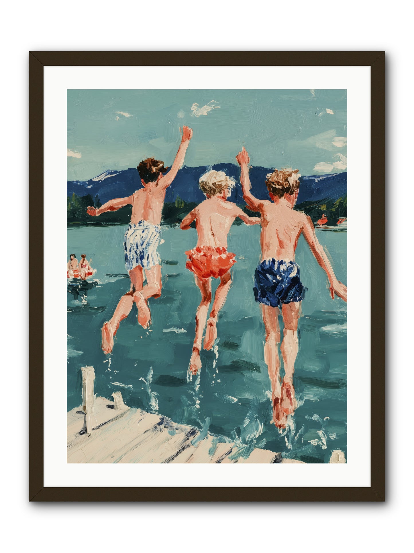 Friendship Cove -- Framed Print - Black 24x32