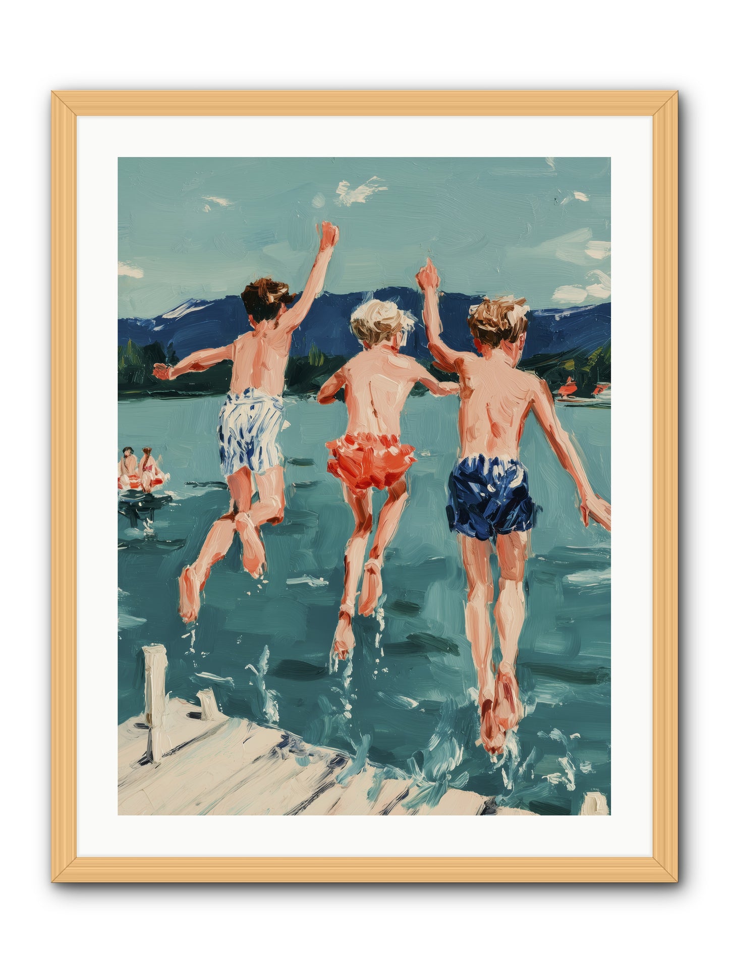 Friendship Cove -- Framed Print - Natural 24x32