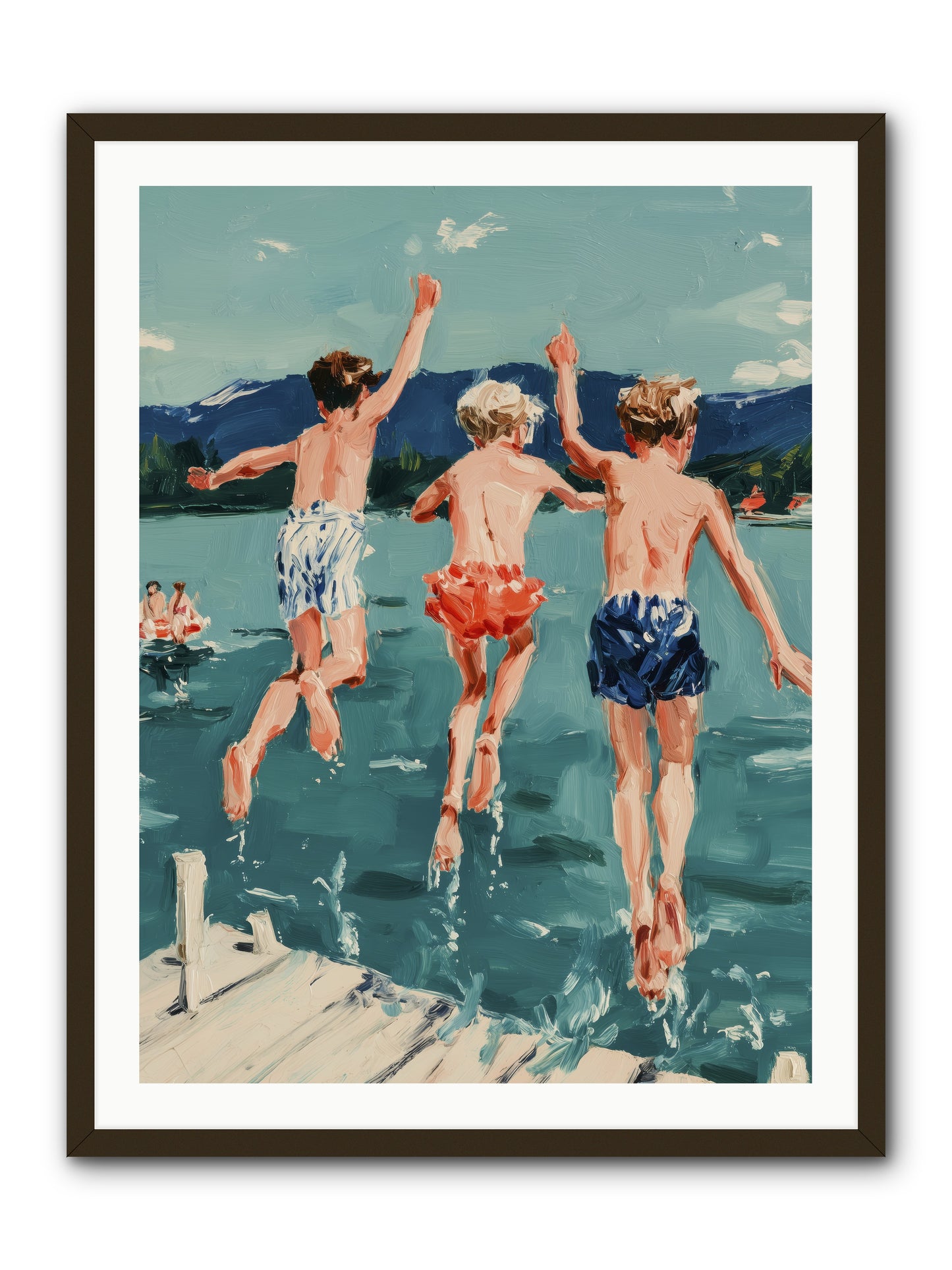 Friendship Cove -- Framed Print - Black 30x40