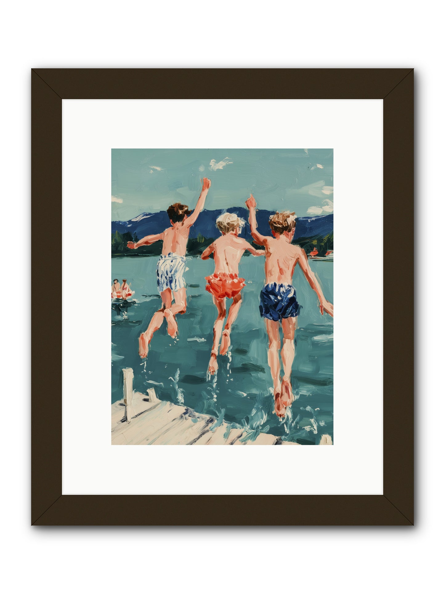 Friendship Cove -- Framed Print - Black 9x12