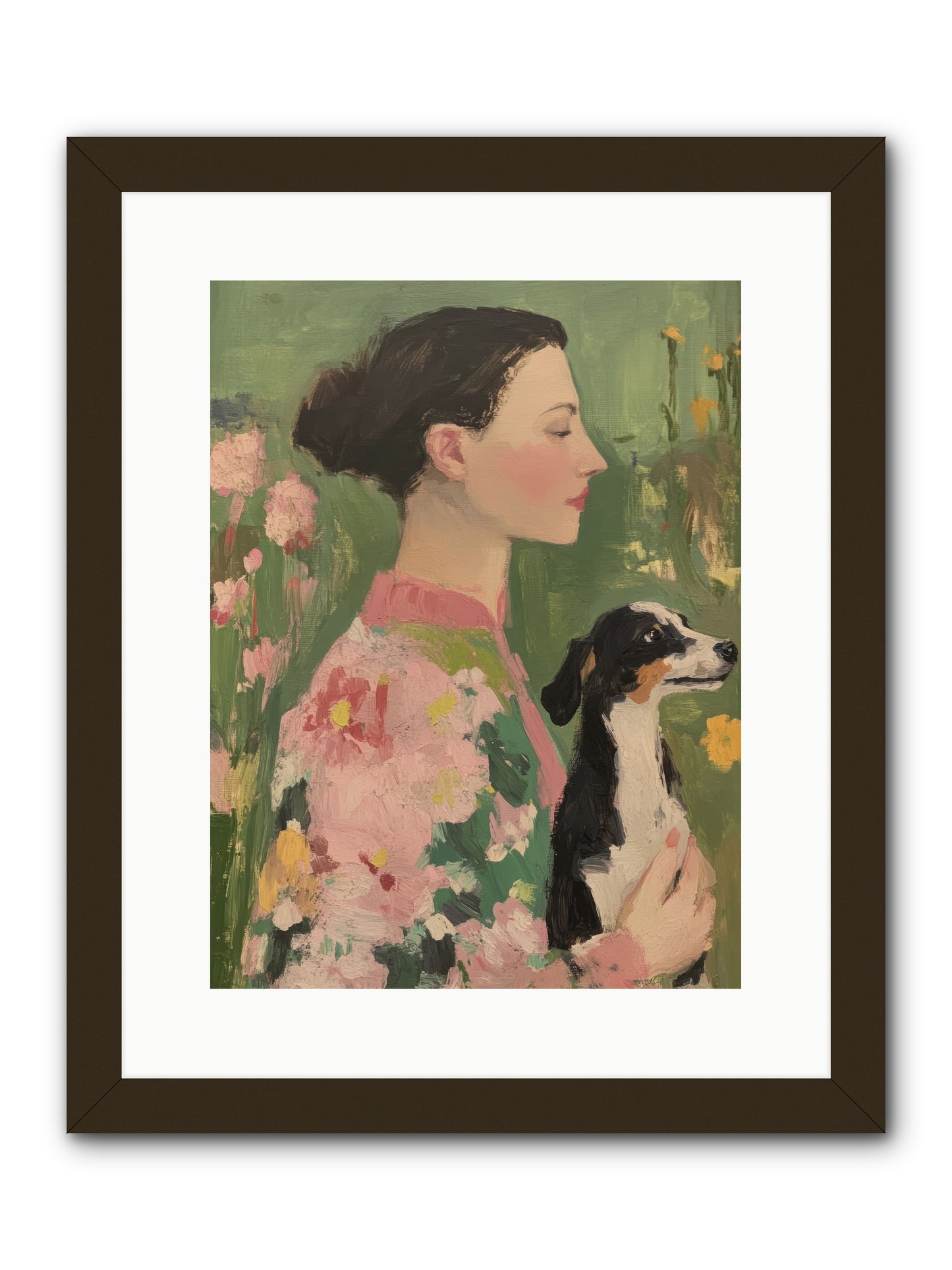 Friendship Divine -- Framed Print - Black 12x16