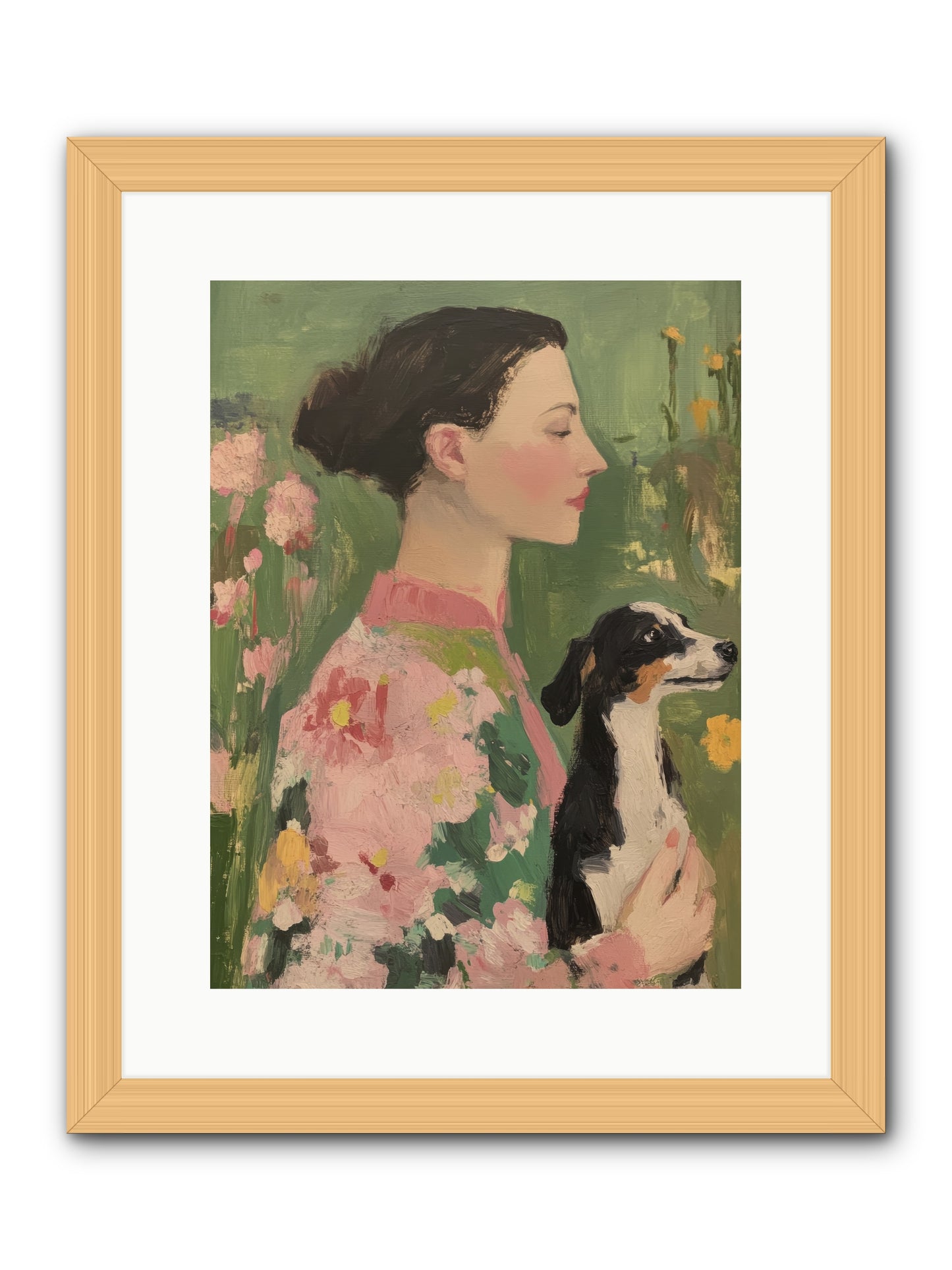 Friendship Divine -- Framed Print - Natural 12x16