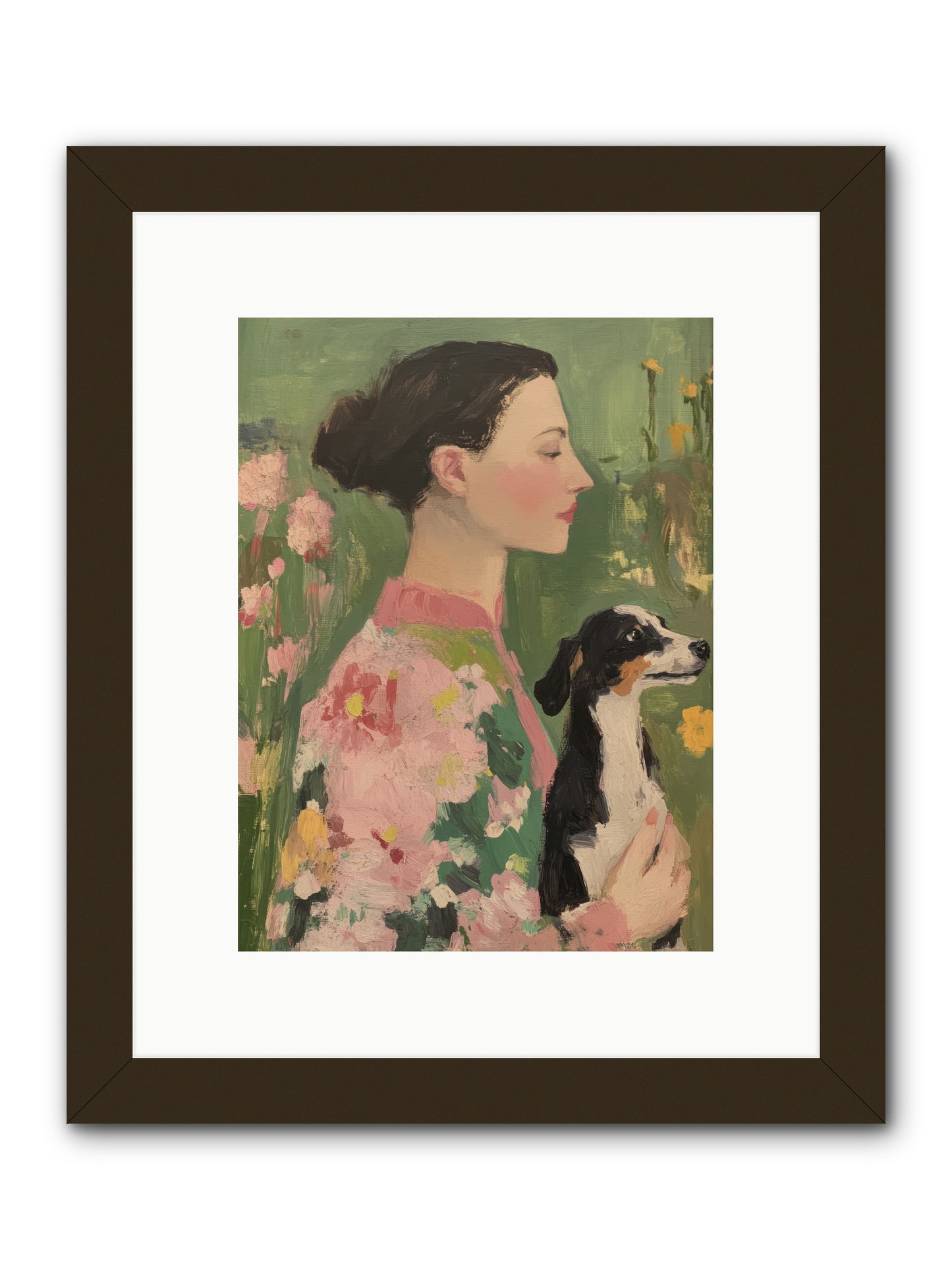 Friendship Divine -- Framed Print - Black 9x12