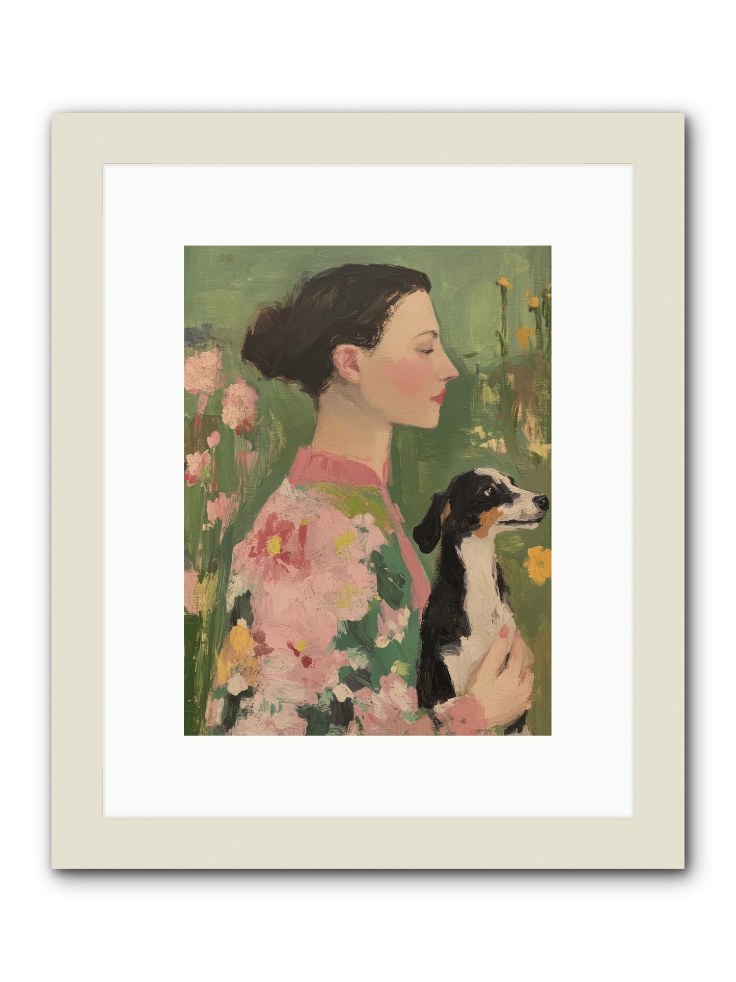 Friendship Divine -- Framed Print - White 9x12