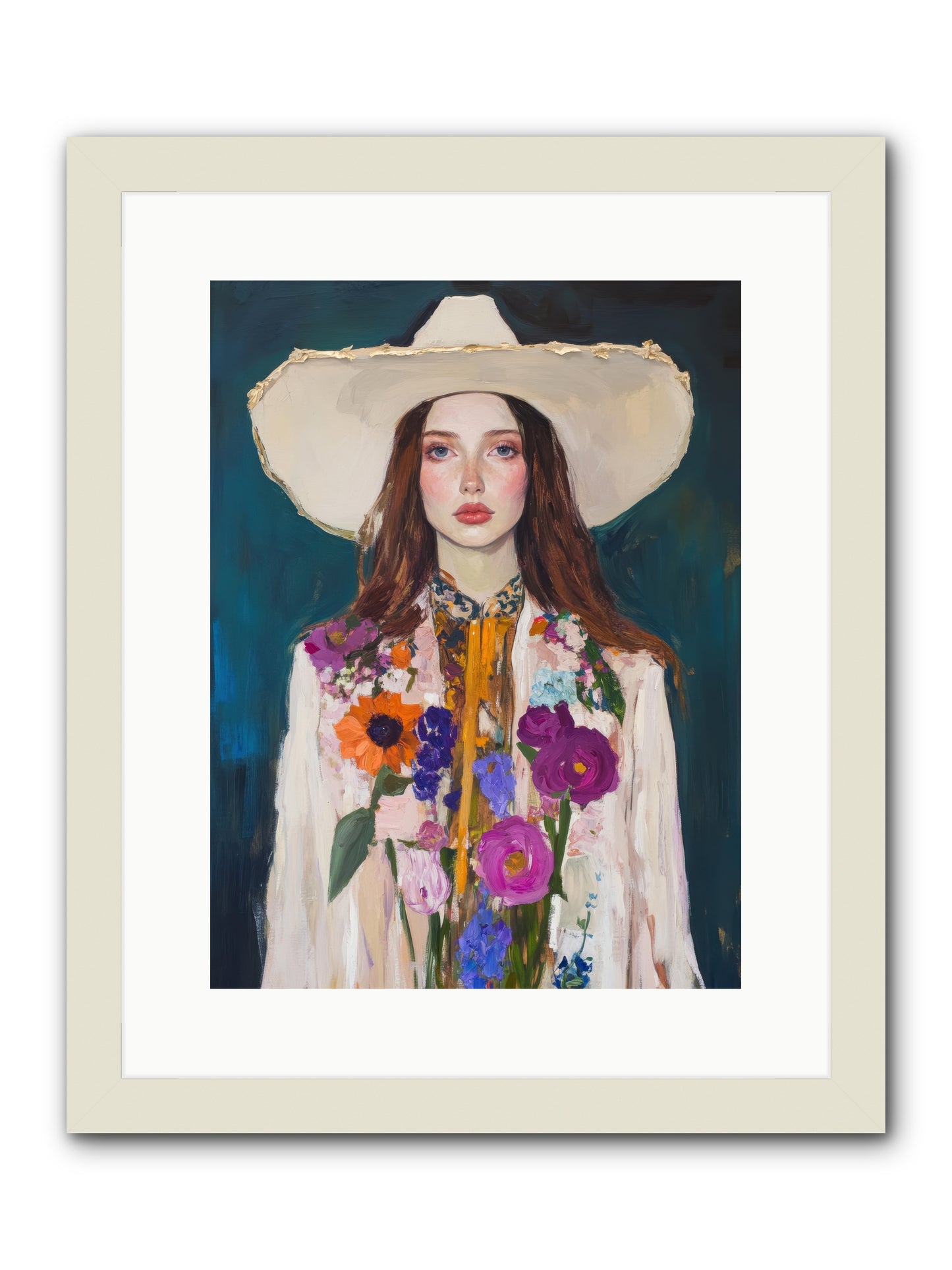 Frontier Alchemy -- Framed Print - White 12x16