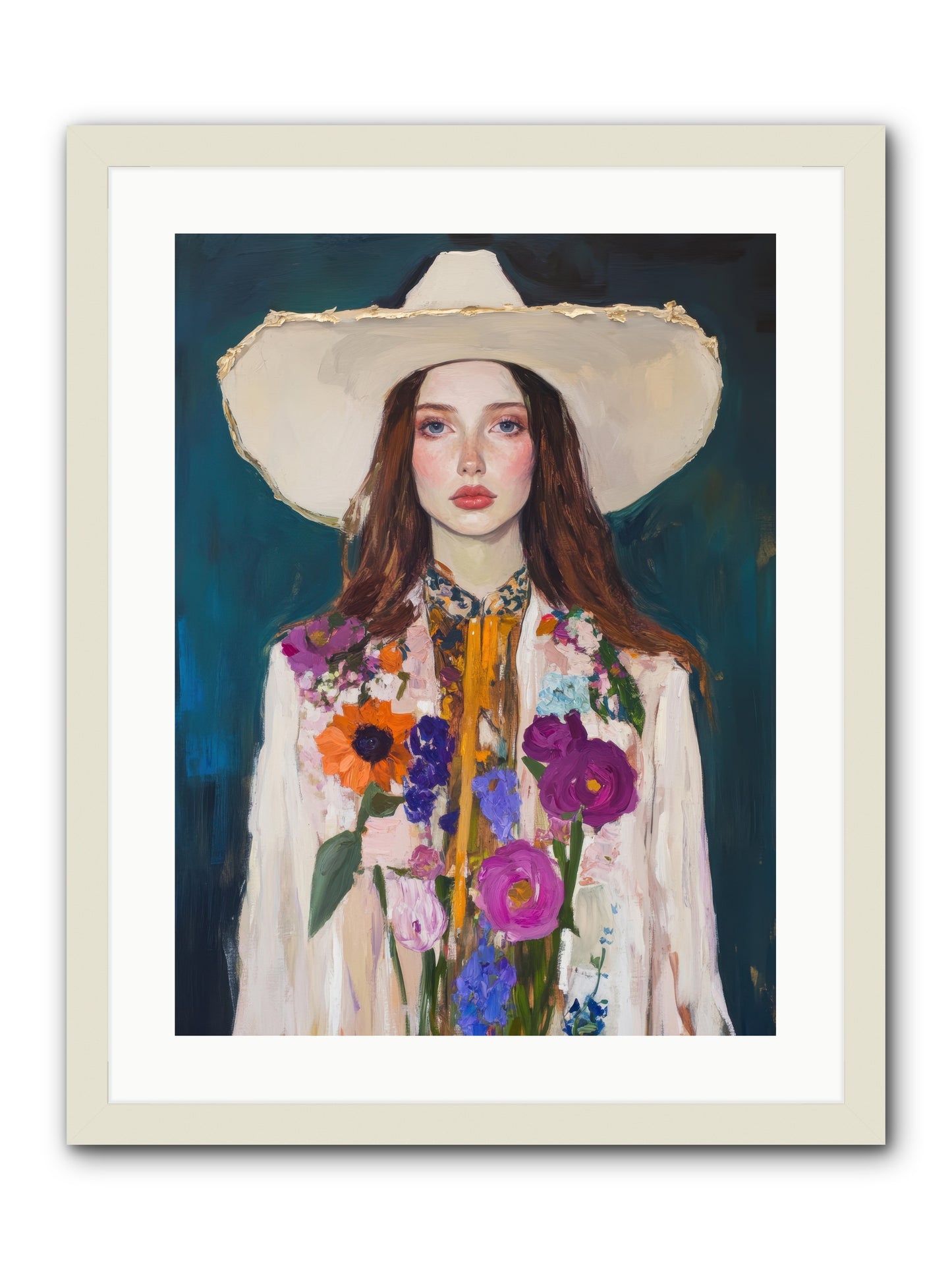 Frontier Alchemy -- Framed Print - White 18x24