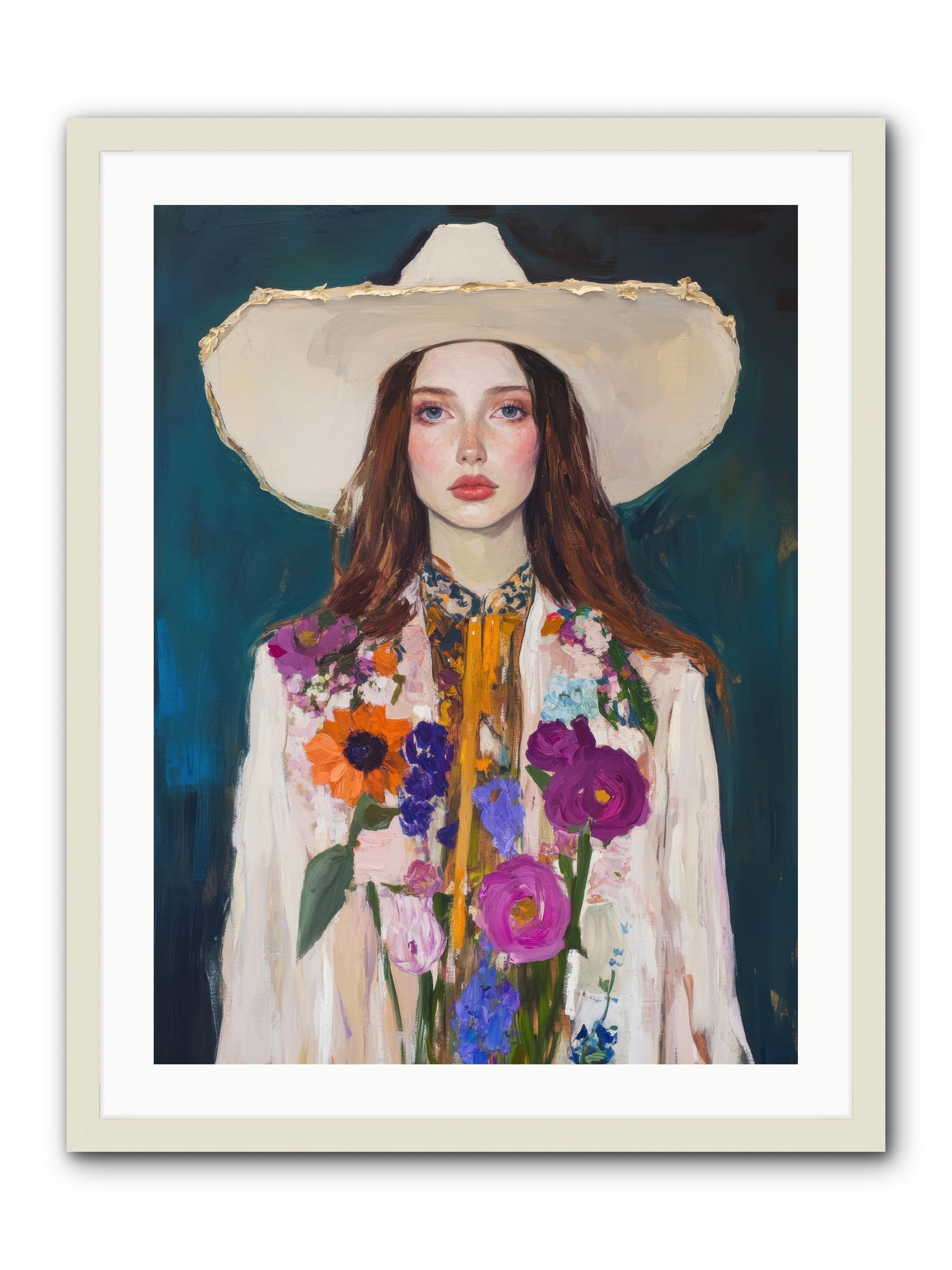 Frontier Alchemy -- Framed Print - White 24x32