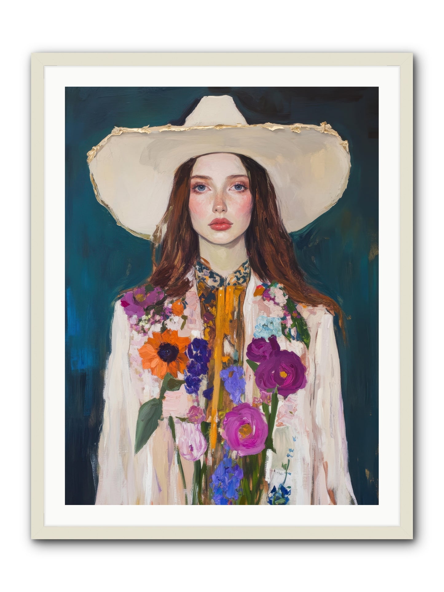 Frontier Alchemy -- Framed Print - White 30x40